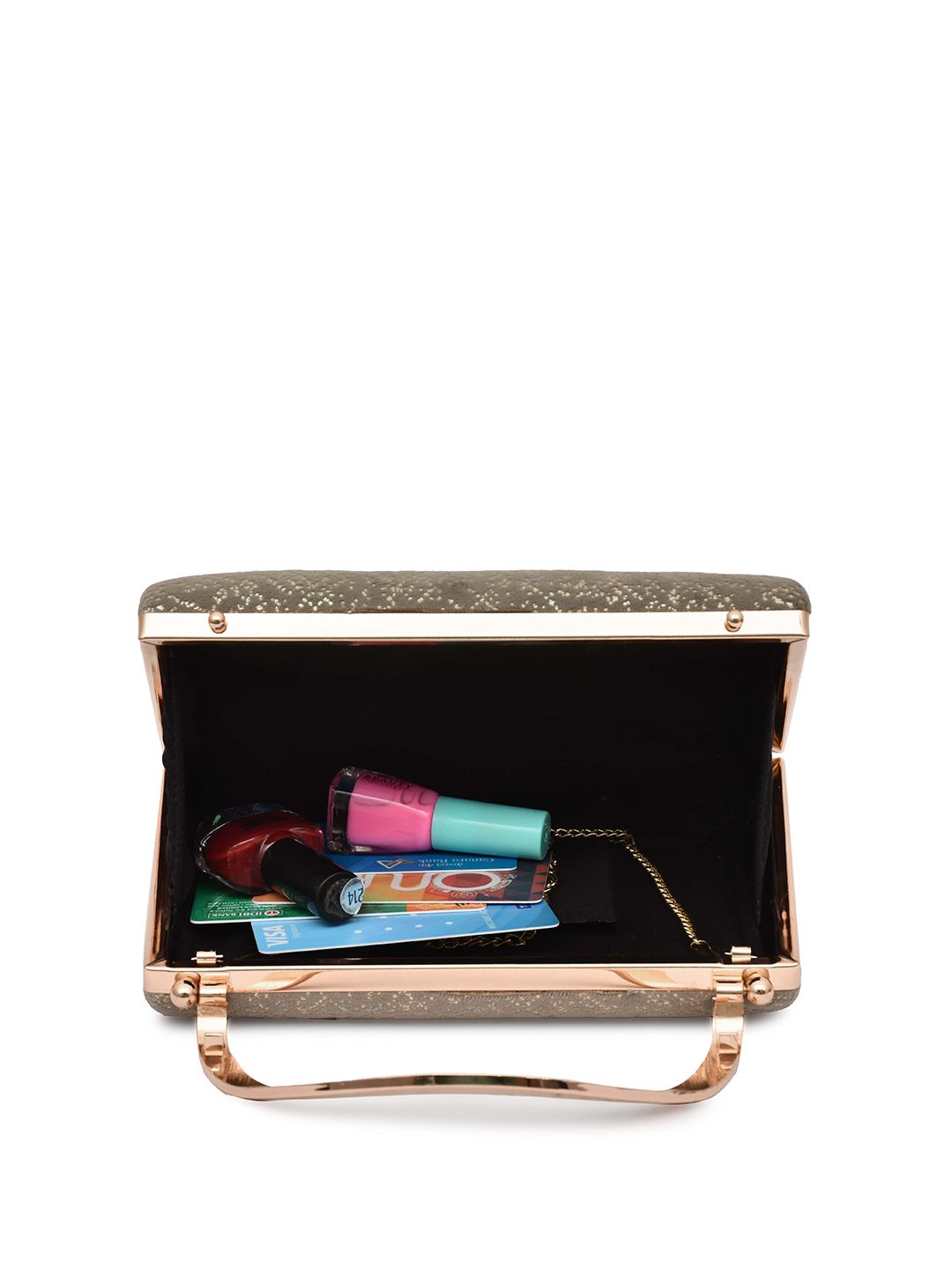 For The Beautiful You Clutches - Khaki - view 4