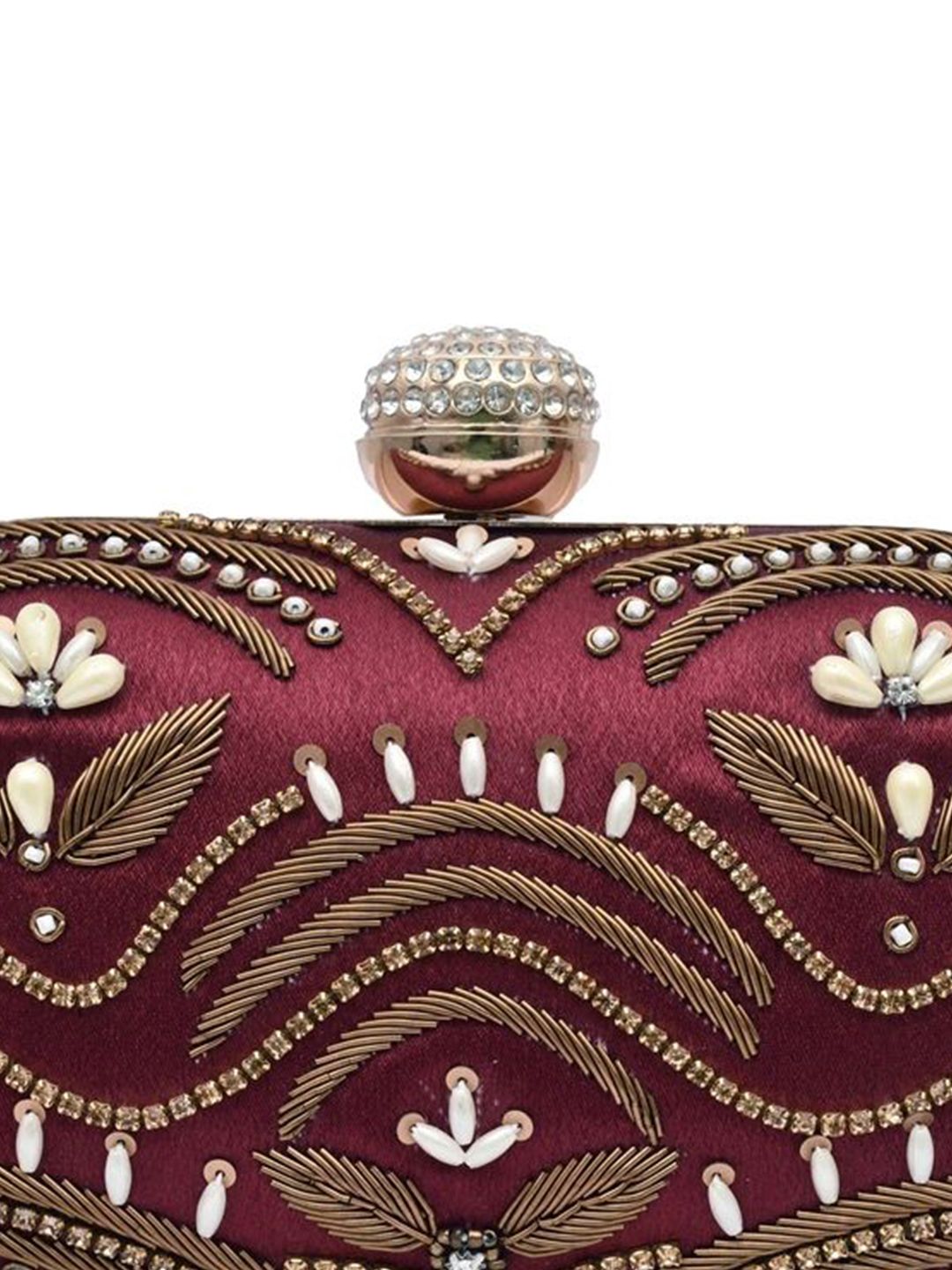 For The Beautiful You Clutches - Maroon - view 6