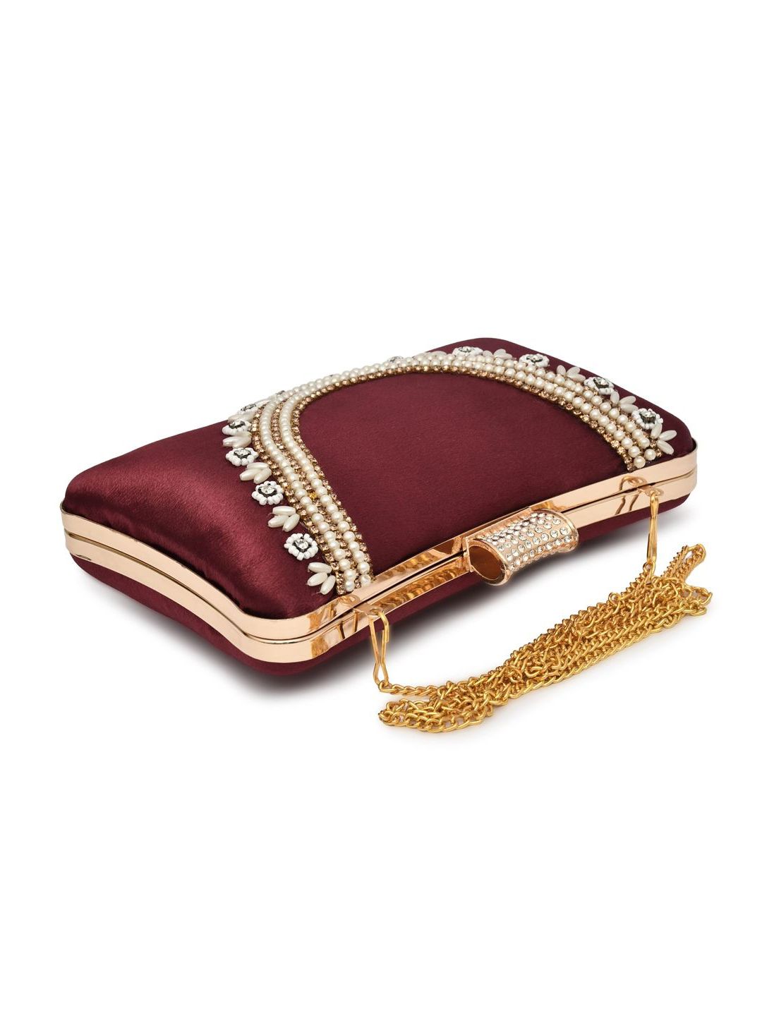For The Beautiful You Clutches - Maroon - view 4
