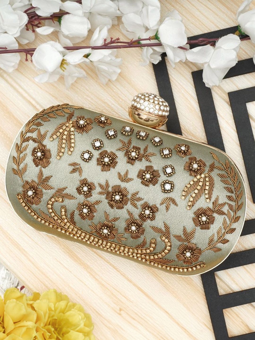 For The Beautiful You Clutches - Green