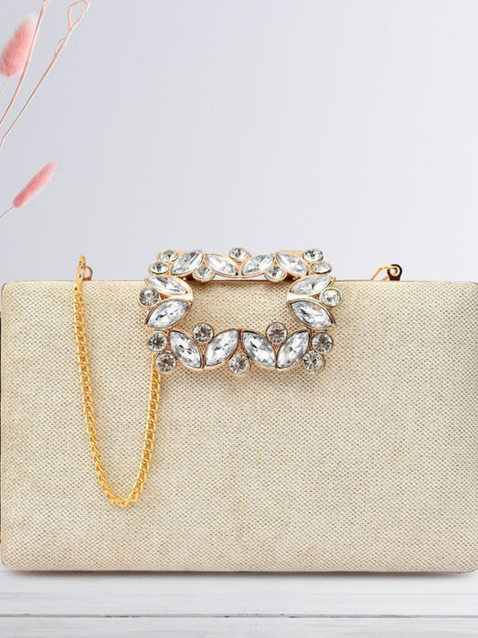 For The Beautiful You Clutches - Cream