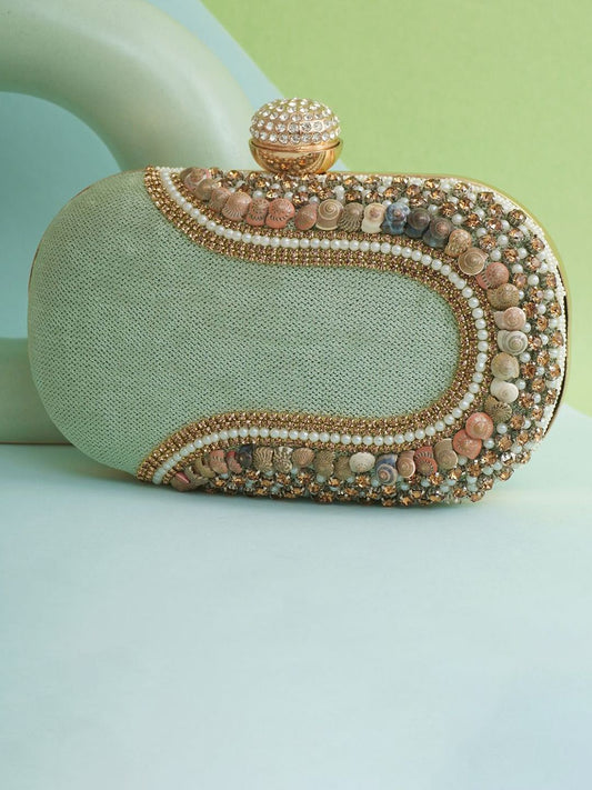 For The Beautiful You Clutches - Green