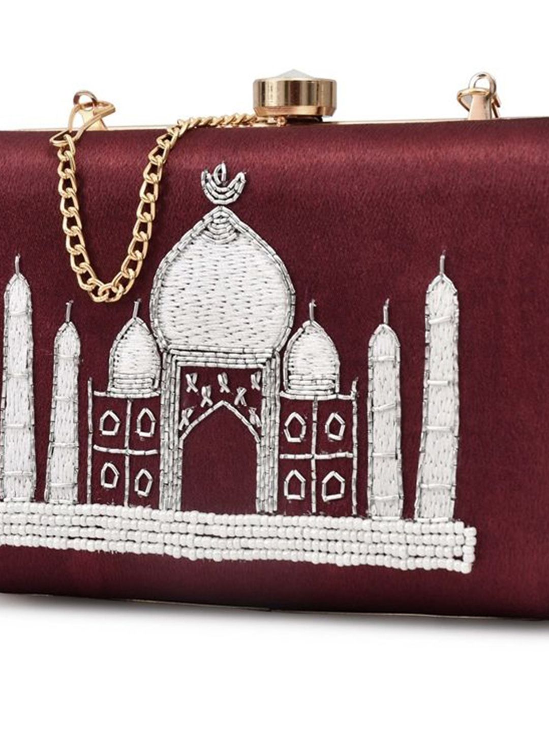 For The Beautiful You Clutches - Maroon - view 6