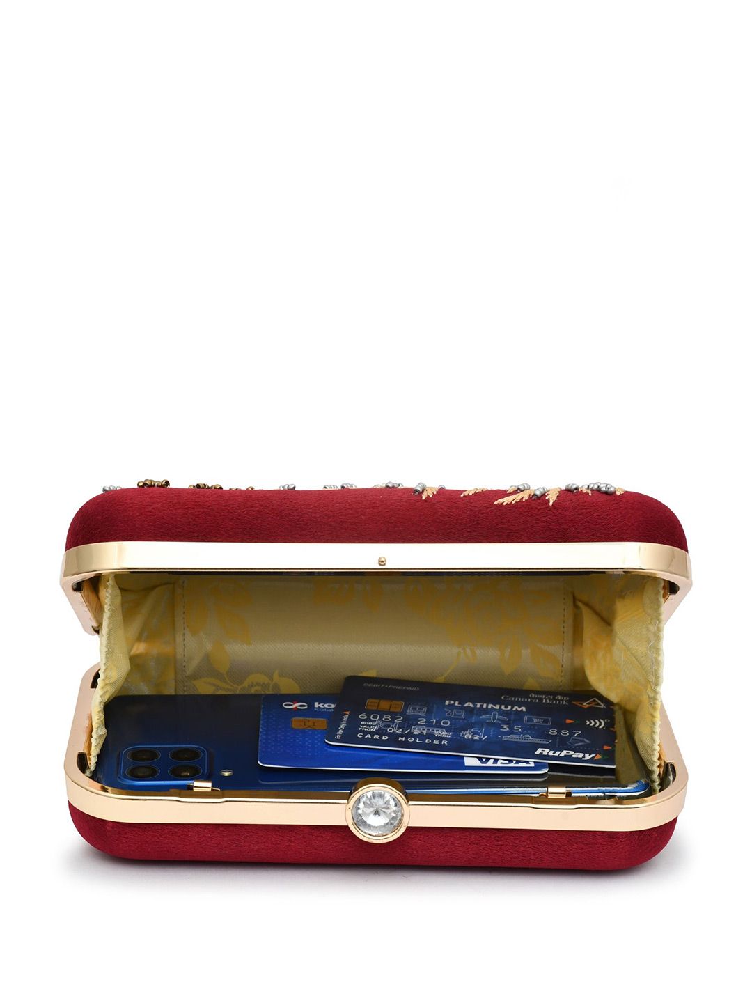 For The Beautiful You Clutches - Maroon - view 5
