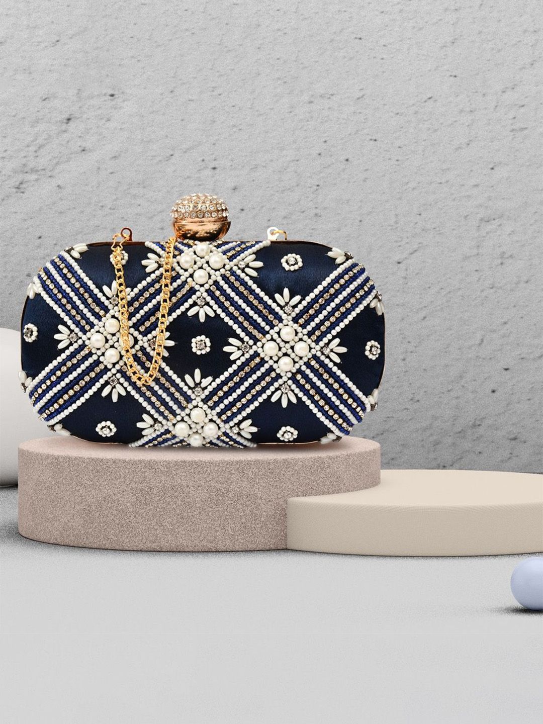 For The Beautiful You Clutches - Blue