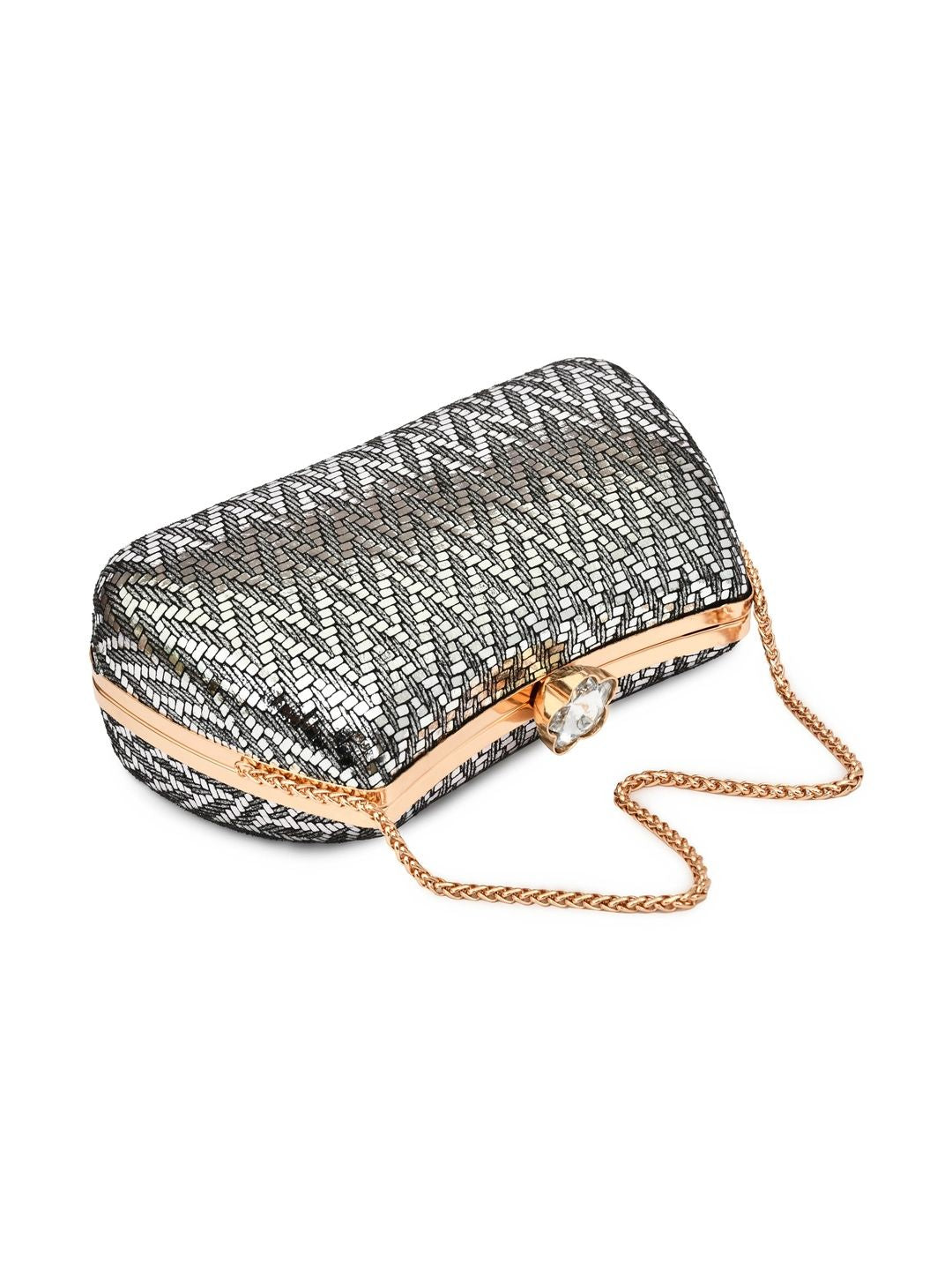 For The Beautiful You Clutches - Grey - view 4
