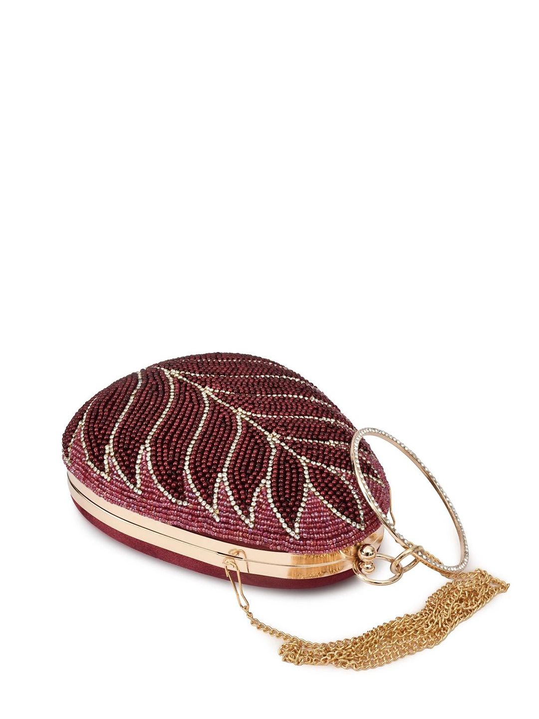 For The Beautiful You Clutches - Maroon - view 4
