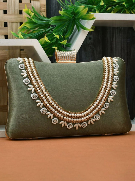 For The Beautiful You Clutches - Green