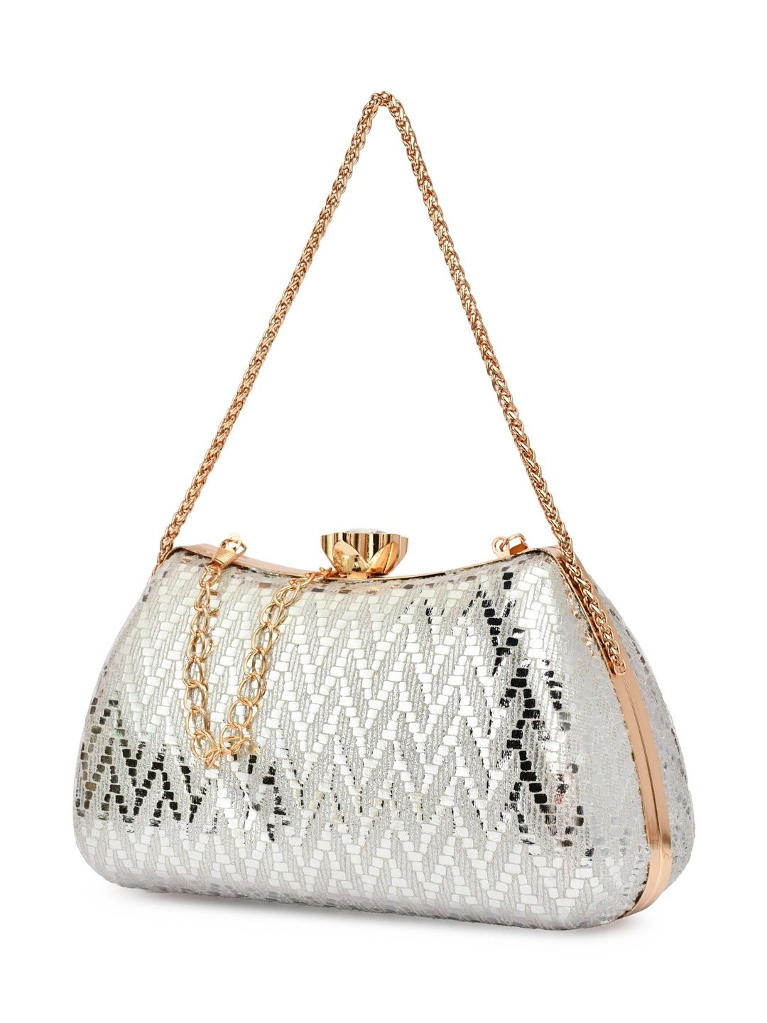For The Beautiful You Clutches - Silver - view 3