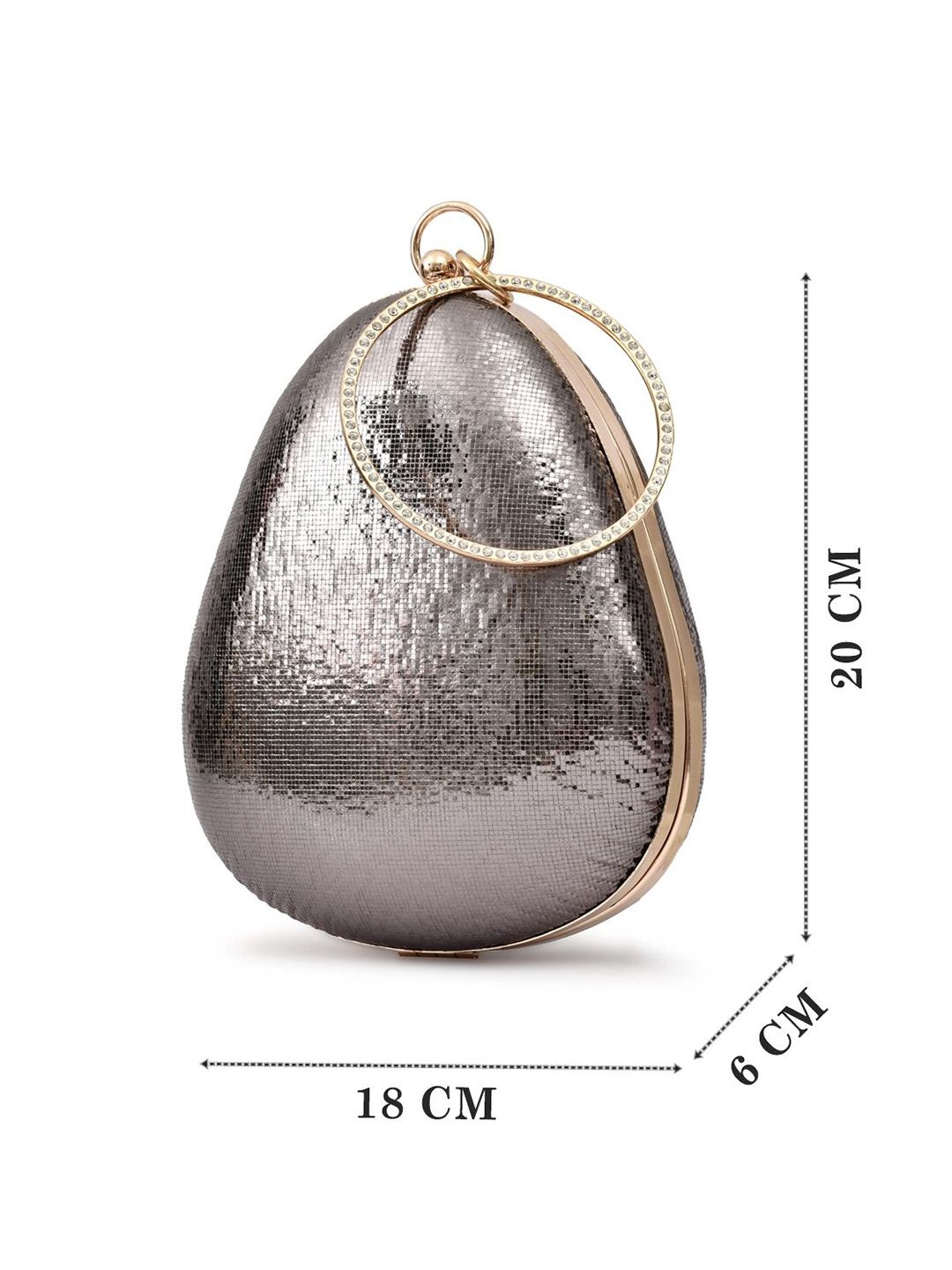 For The Beautiful You Clutches - Grey - view 5
