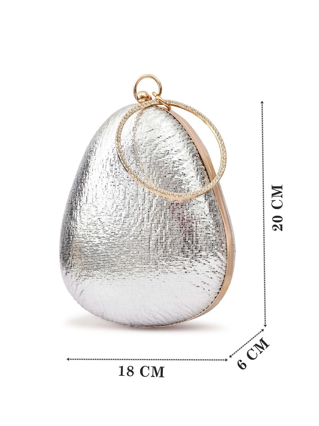 For The Beautiful You Clutches - Silver - view 5