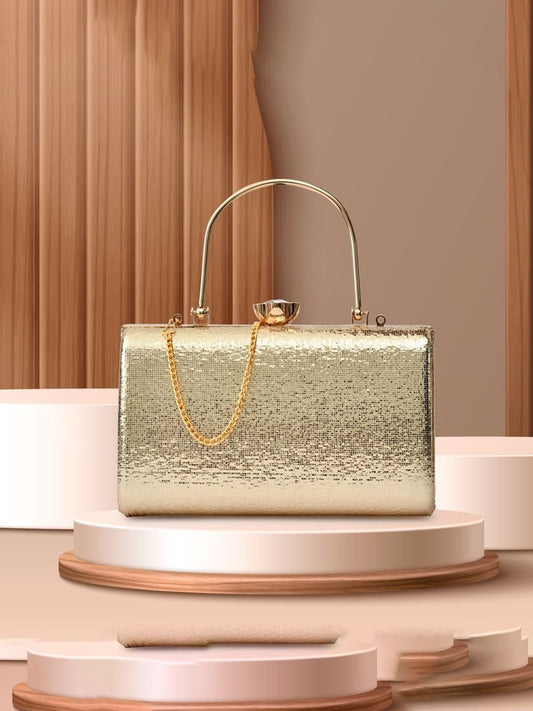 For The Beautiful You Clutches - Gold