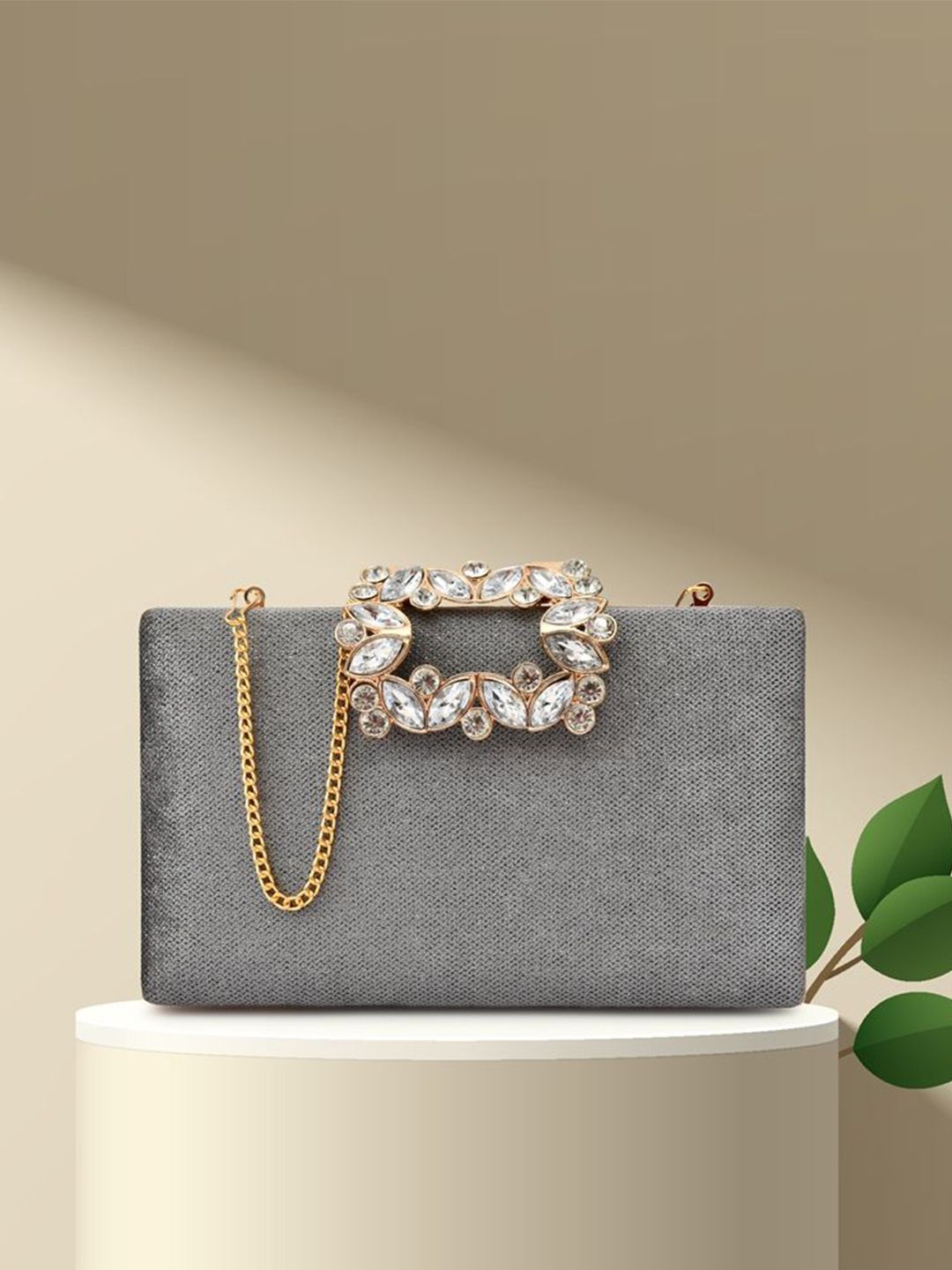 For The Beautiful You Clutches - Grey