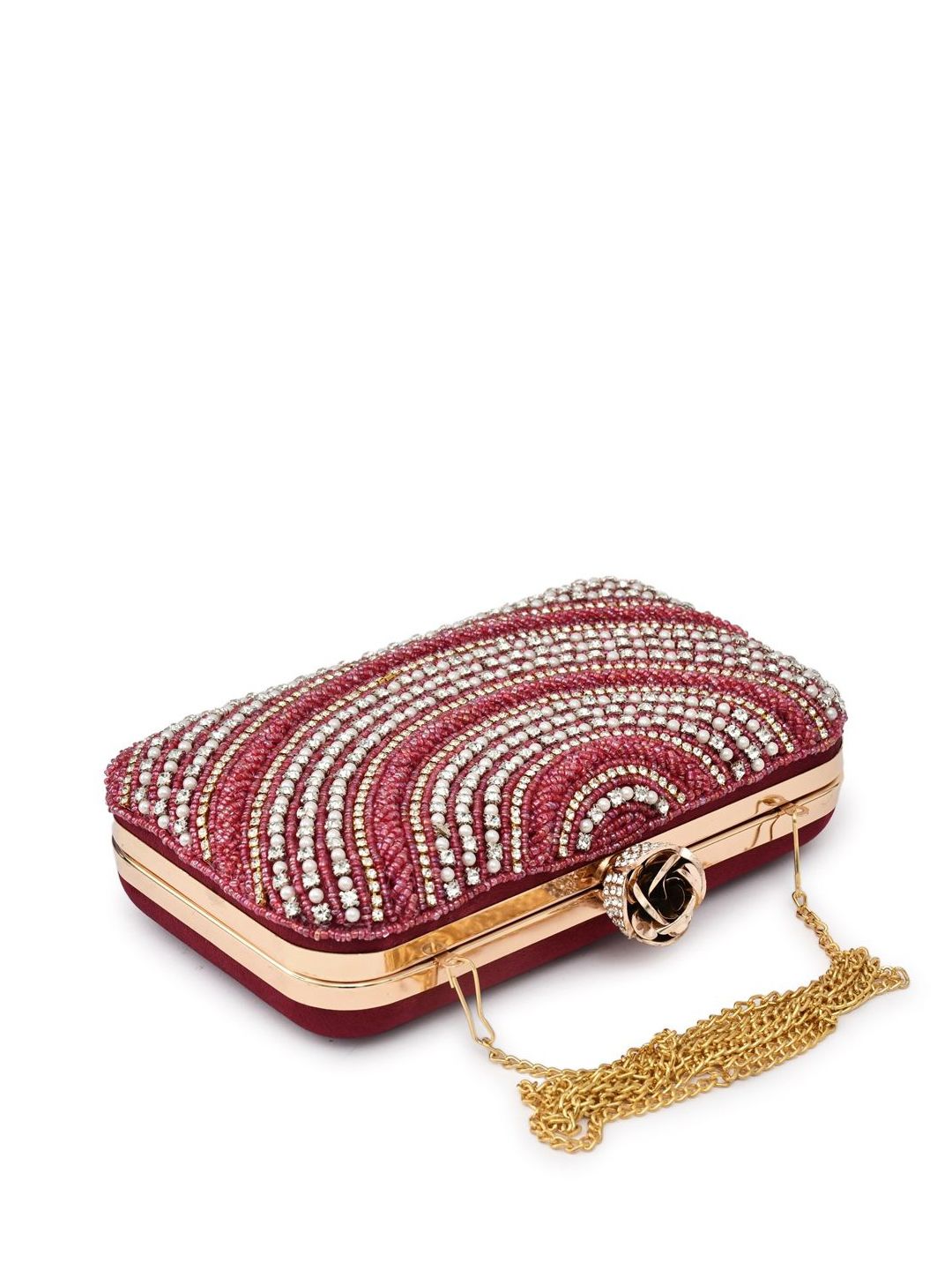 For The Beautiful You Clutches - Maroon - view 4