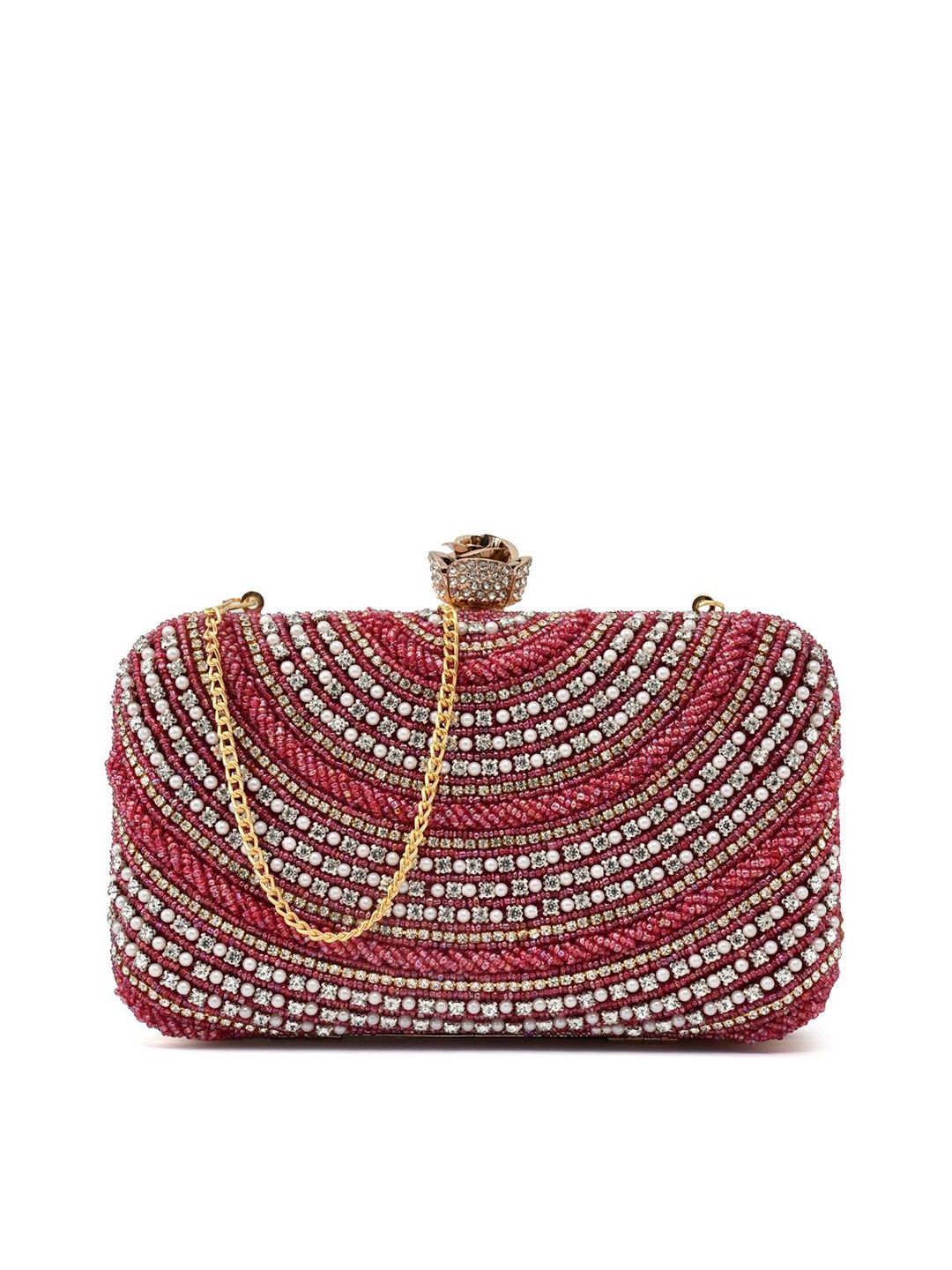 For The Beautiful You Clutches - Maroon - view 2