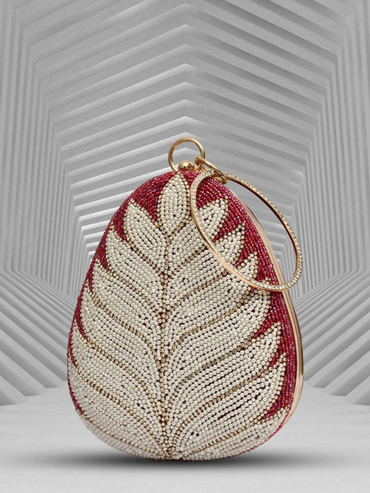 For The Beautiful You Clutches - Maroon