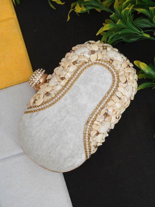 For The Beautiful You Clutches - White
