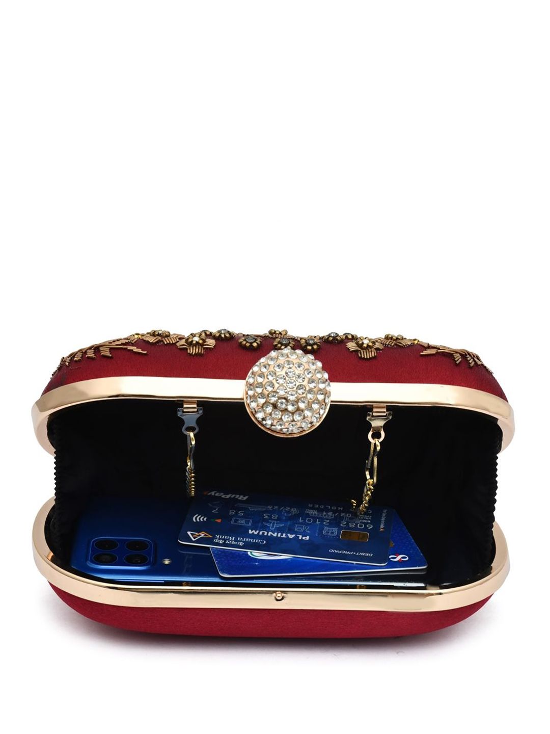 For The Beautiful You Clutches - Maroon - view 4